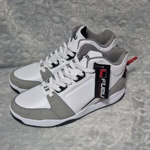 FUBU Men's White/Gray Athletic Shoes The Hustle Size 13